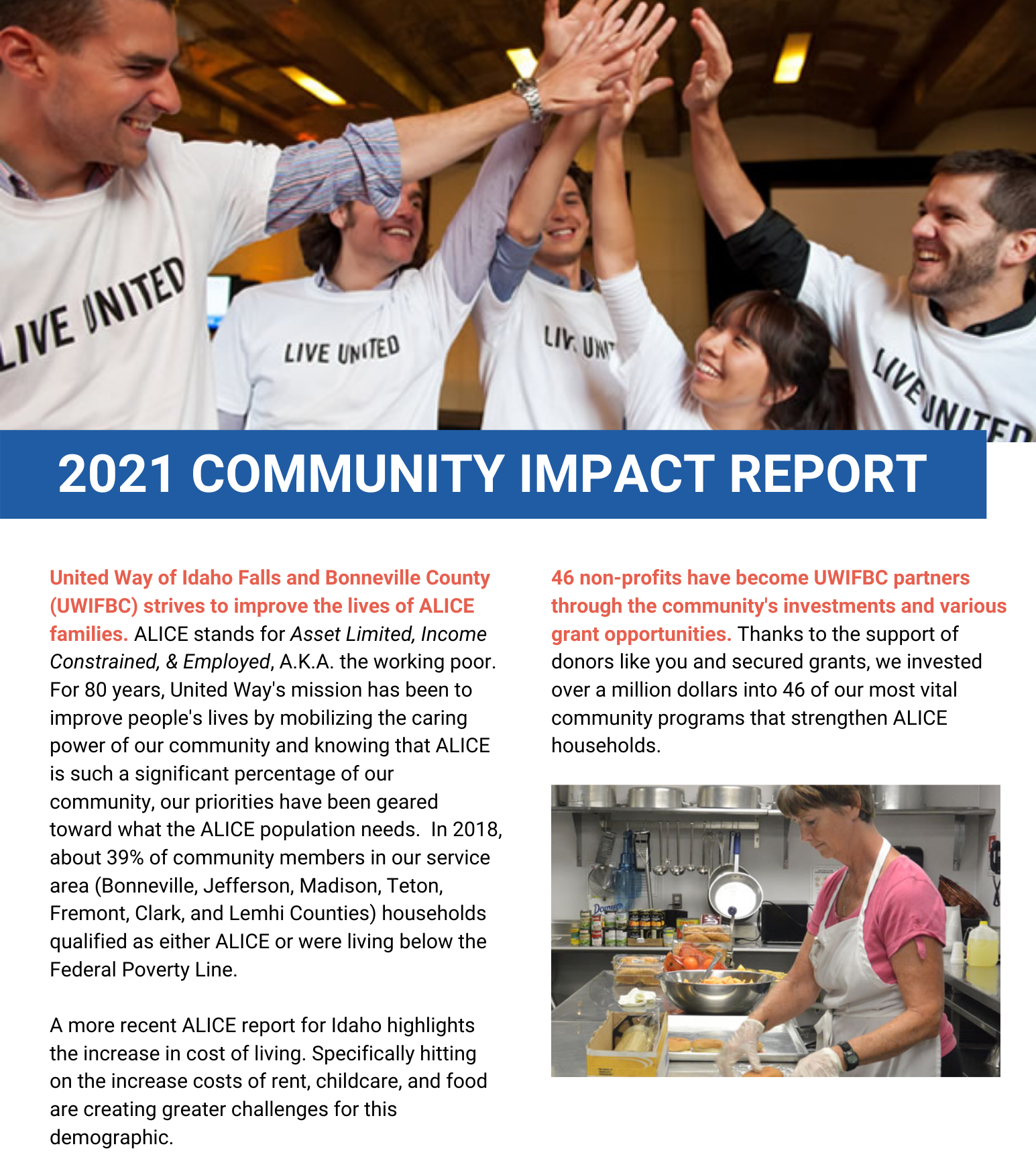 2021 Community Impact Report Page 1