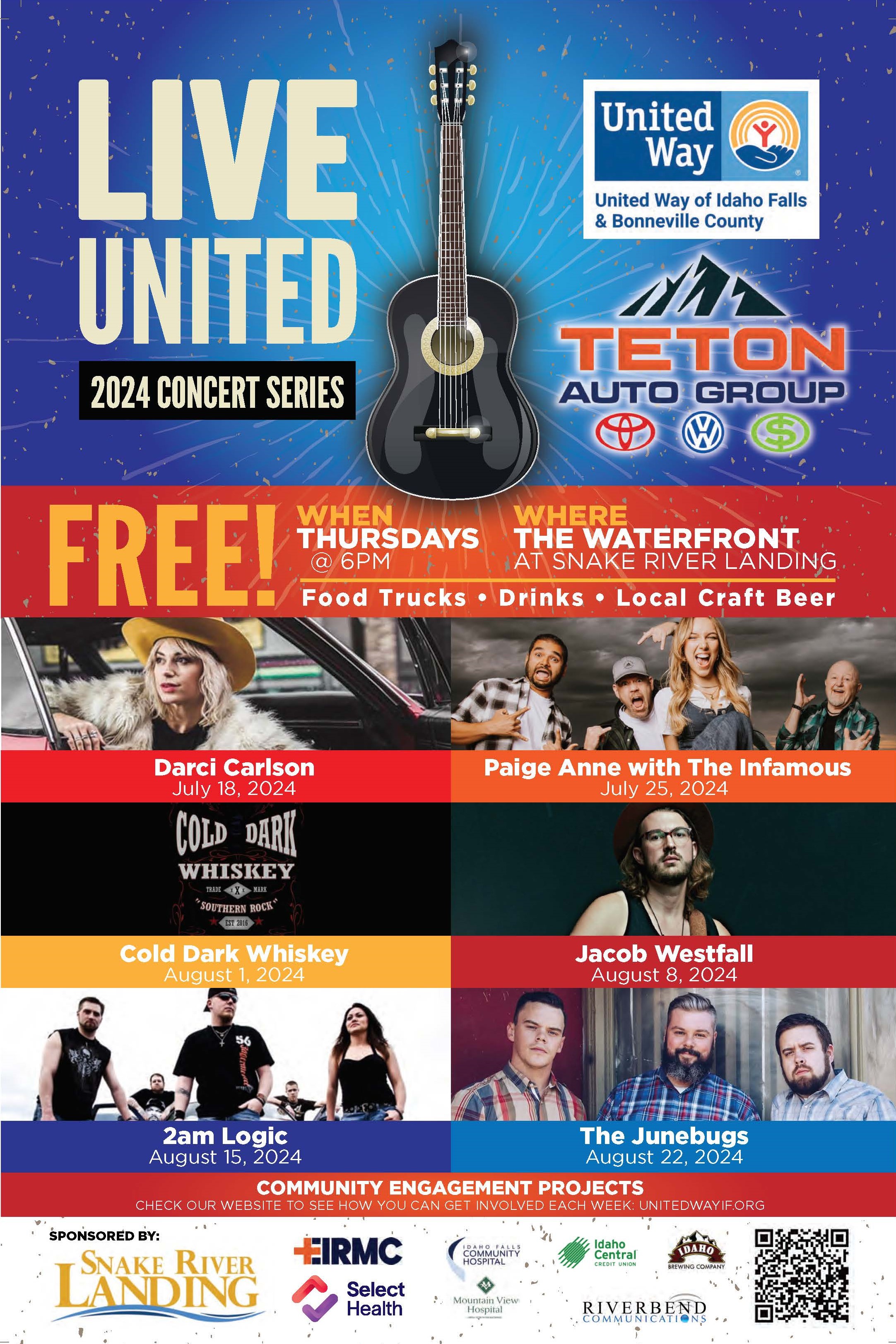 Live United Concert Series poster